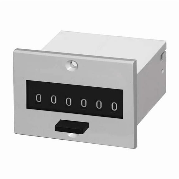 Dayton Counter,6 Digit,Panel Mount,115VAC 1A124