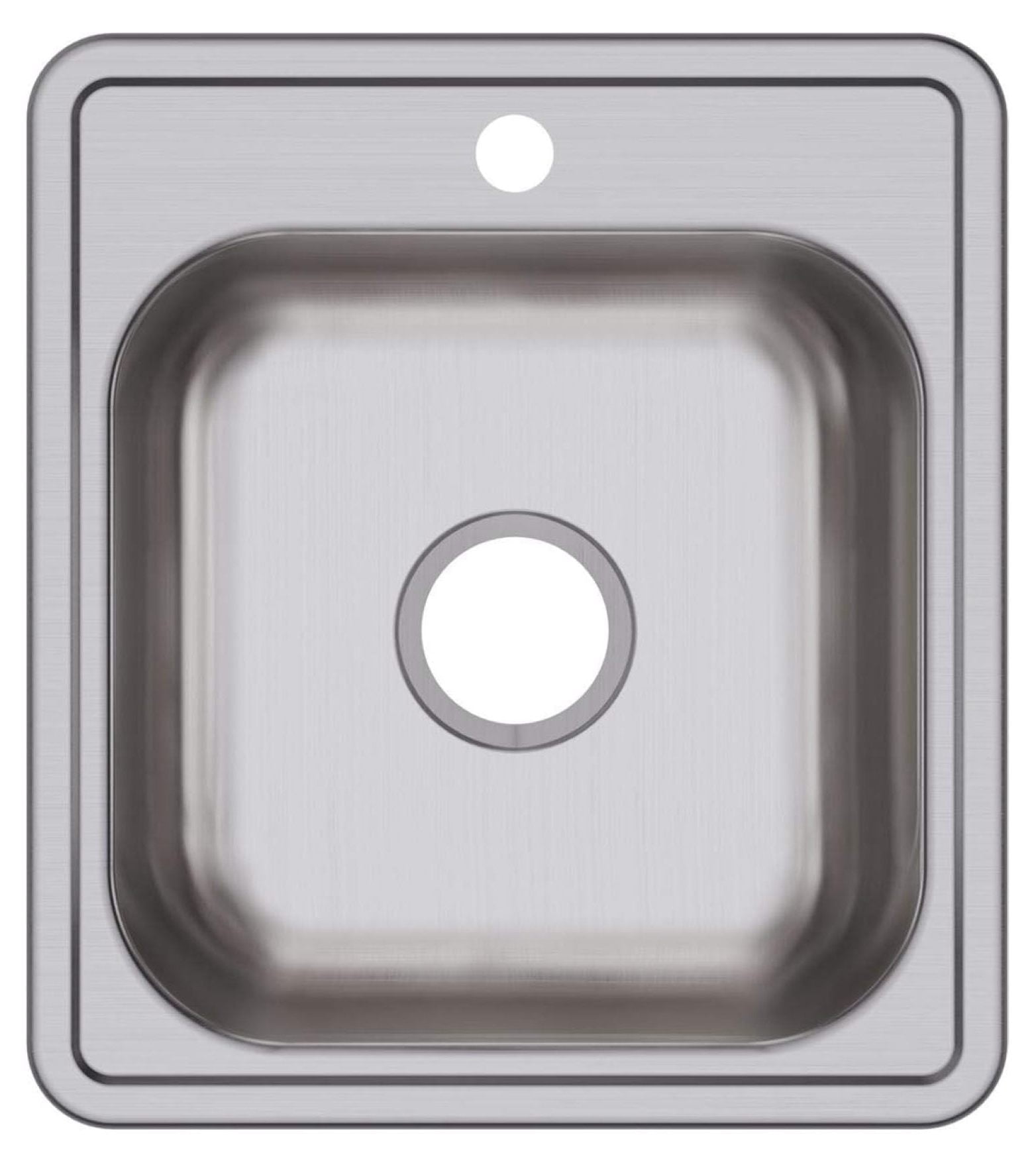 Dayton 17" x 19" Stainless Steel Single Bowl Drop-In Sink