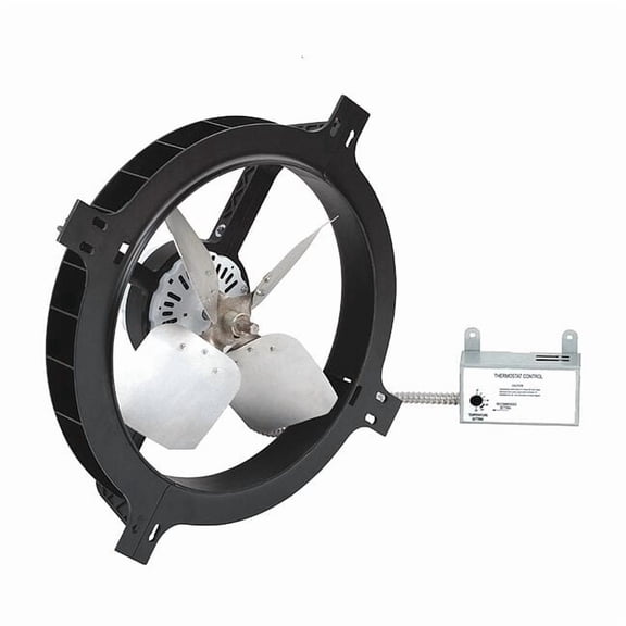 Dayton 1650 CFM Gable Mount Attic Fan, 120V 10W197