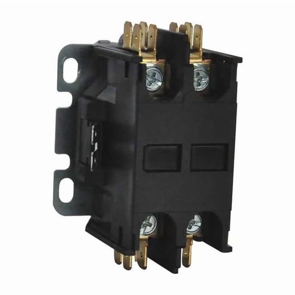 Definite Purpose Magnetic Contactor, 24V AC, 2 P, Non-Reversing, 1 Phase, Screw 6GNZ1