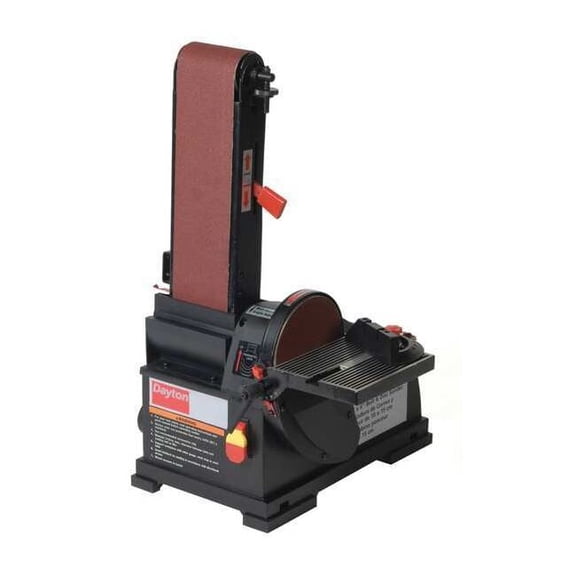 Dayton Disc Sander,Cast Aluminum Table,1/2 HP 35GW70