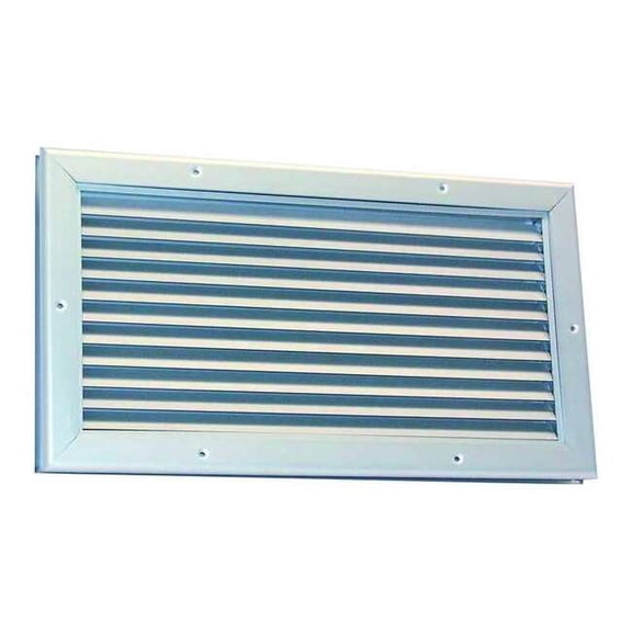 Dayton Door Louver,26-1/4 H,20-1/8 W,Aluminum 5NKN2