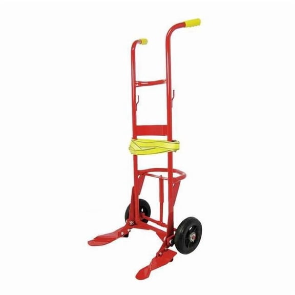 Dayton Drum Truck,55 Gal,Steel,Red,59-1/2 In H 34D649