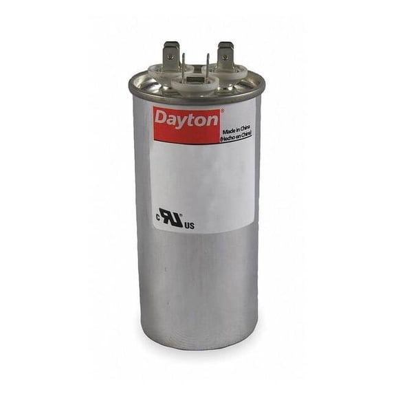 Dayton Dual Run Capacitor,45/3 MFD,5 1/4"H 6FLR0