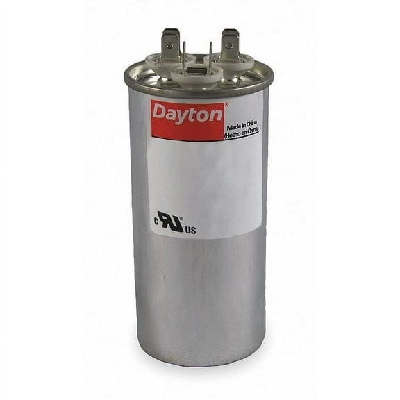 Dayton Dual Run Capacitor,60/7.5 MFD,5 1/4"H 2MEG1
