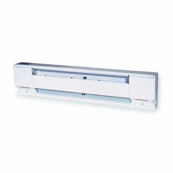 Dayton 72" Electric Baseboard Heater, White, 1128/1500W, 208/240V 3UG86