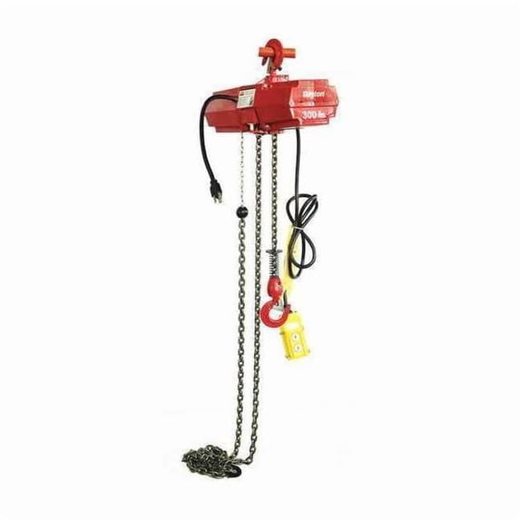 Dayton Electric Chain Hoist,300 lb.,10 ft. 4GU70