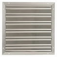 thumbnail image 1 of 24 in 27"H-W 5.75"L Alu Wall Exhaust Shutter, 24-1/2 in x 24-1/2 in, Aluminum, 1 of 1