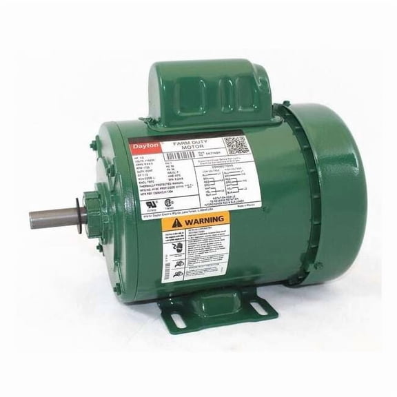 Dayton Farm Dty Mtr,CapStrt,TEFC,1/2HP,1725rpm 6K714