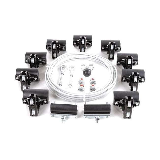 Dayton Festoon System Kit,1/4 In Rope,L 60 Ft 33N205 - Walmart.com