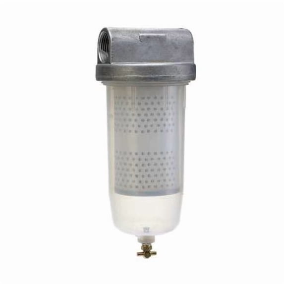 Dayton Filter Housing,10 1/4" H,4 1/4" Dia 12F728
