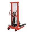 thumbnail image 1 of Dayton Fixed Base Hydraulic Stacker, Load Cap. 2000 lb. 4VMD9, 1 of 2