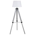 thumbnail image 1 of Dayton 56-inch Empire Shade Metal Tripod Floor Lamp Grey, 1 of 5