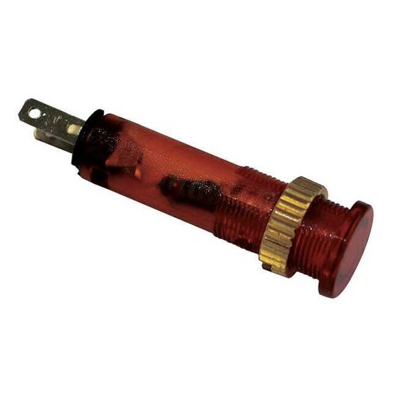 Dayton Flush Indicator Light,8mm,240V,Amber 22NY82