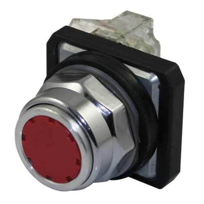 Dayton Push Button Operator, 30 mm, 1NO/1NC, Red 30G437 - Walmart.com