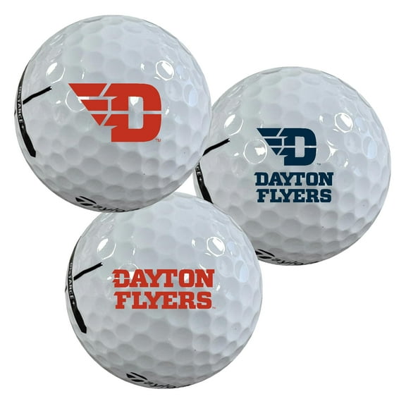 Dayton Flyers Logo Edition Taylormade Distance+ Golf Balls 12-Pack (Dozen)