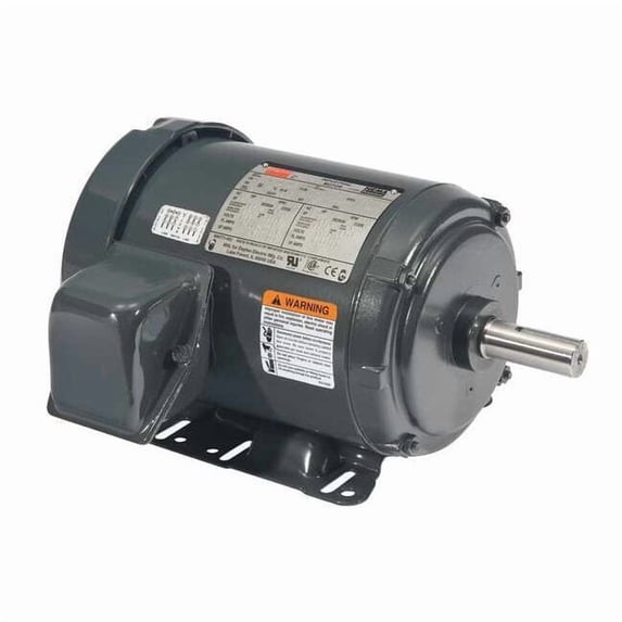 Three-Phase General Purpose Motor, 1 1/2 HP, 143-5T/56HZ Frame, 208-230/460V AC Voltage 2NKX8