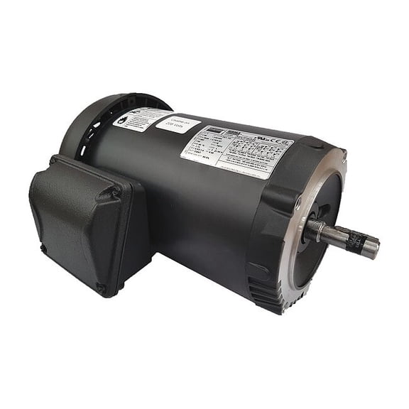 Three-Phase General Purpose Motor, 1 1/2 HP, 56C Frame, 230/460V AC Voltage, 3470 Nameplate RPM