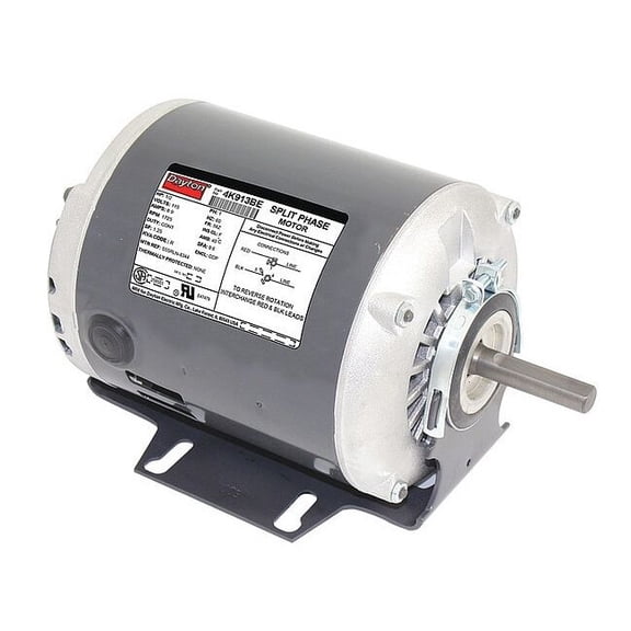 Dayton GP Mtr,Split Ph,ODP,1/2 HP,1725 rpm,56Z 4K913
