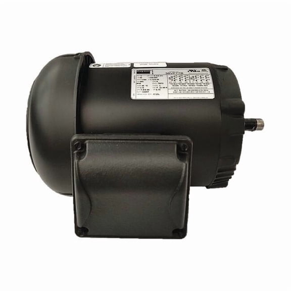 Three-Phase General Purpose Motor, 1/2 HP, 56C Frame, 230/460V AC Voltage, 1760 Nameplate RPM