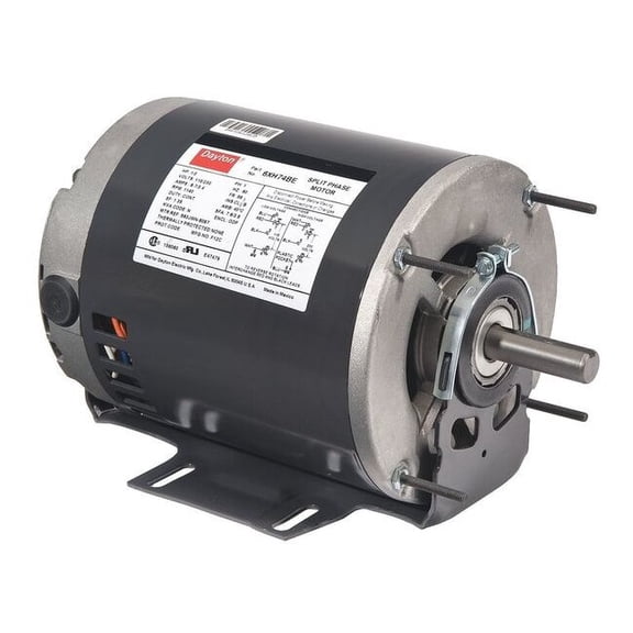 Dayton GP Motor,1/3 HP,1,140 RPM,115/230V AC,56 6XH74