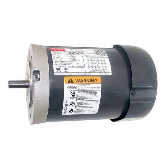 Three-Phase General Purpose Motor, 1/3 HP, 42CZ Frame, 230/460V AC Voltage, 1,725 Nameplate RPM