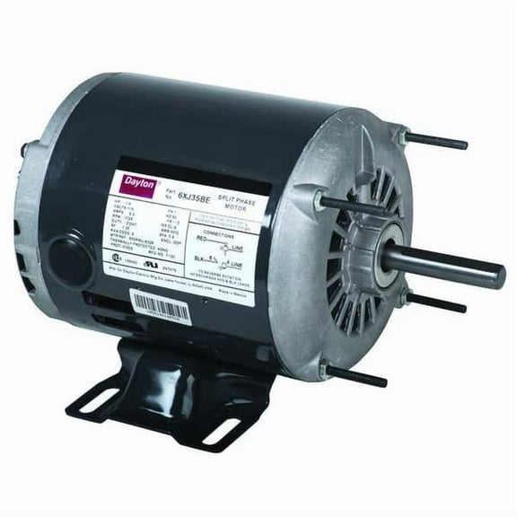 Dayton General Purpose Motor,Split-Phase,1/4 HP 6XJ35