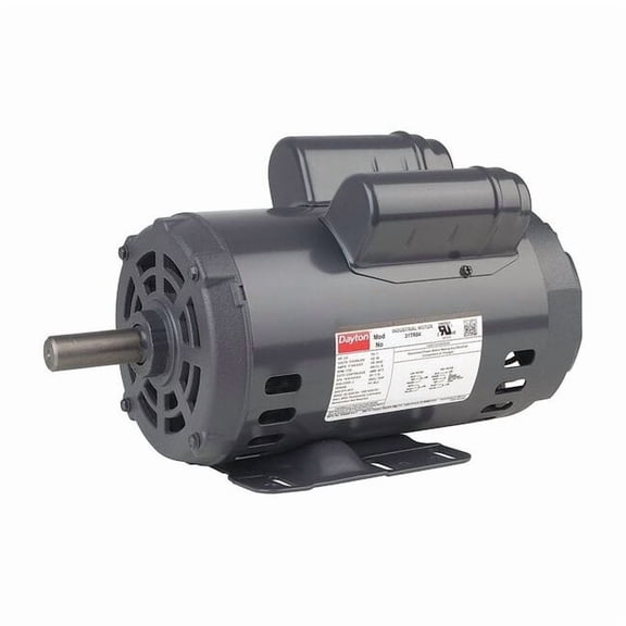 Capacitor-Start/Run General Purpose Motor, 1 hp HP, 115/208-230V AC Voltage, 56HZ Frame