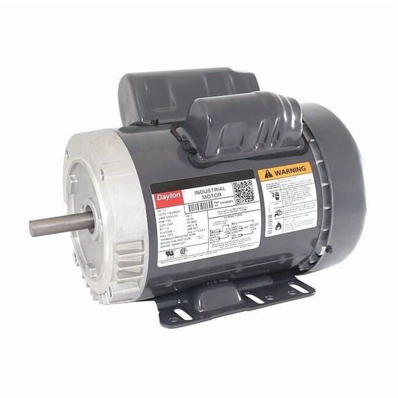 Capacitor-Start/Run General Purpose Motor, 1 hp HP, 115/208-230V AC Voltage, 56HC Frame 6K045