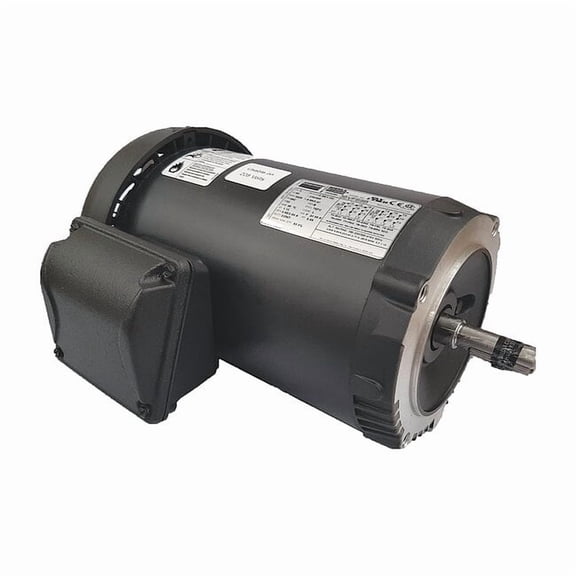 Three-Phase General Purpose Motor, 2 HP, 56C Frame, 230/460V AC Voltage, 3480 Nameplate RPM