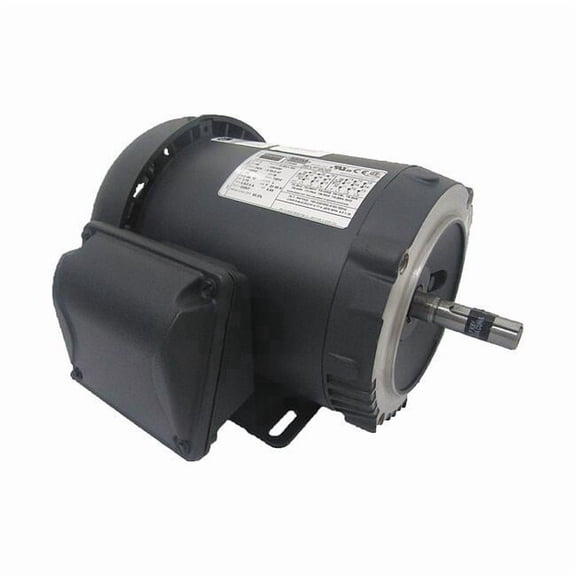 Three-Phase General Purpose Motor, 2 HP, 56HC Frame, 230/460V AC Voltage, 3480 Nameplate RPM