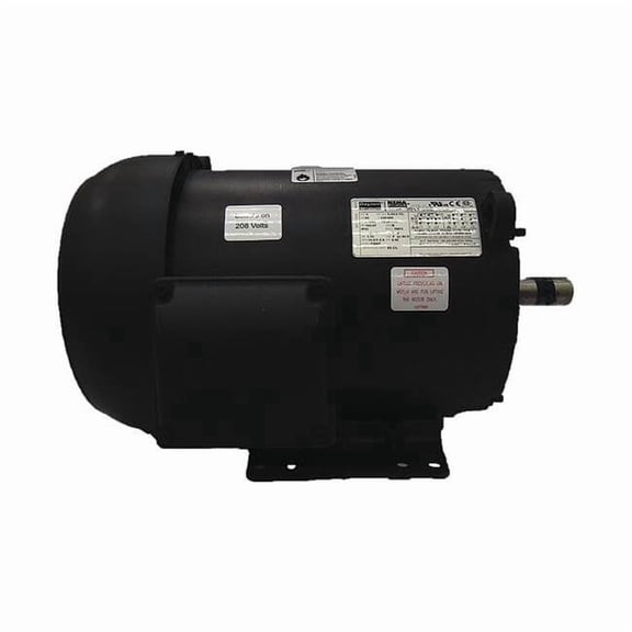 3-Phase General Purpose Motor, Enclosed, 5 HP, 182/4T Frame, 230/460V AC, 1,750 Nameplate RPM