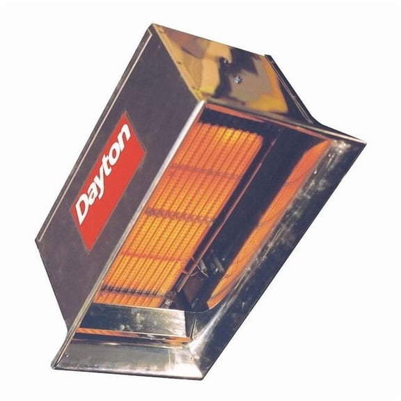 Gas Infrared Flat Panel Heater, LP, 30,000 BtuH Input, 22 1/2 in H x 12 3/4 in W 5VD62