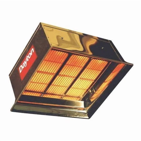 Gas Infrared Flat Panel Heater, LP, 90,000 BtuH Input, 22 1/2 in H x 26 5/8 in W 5VD66