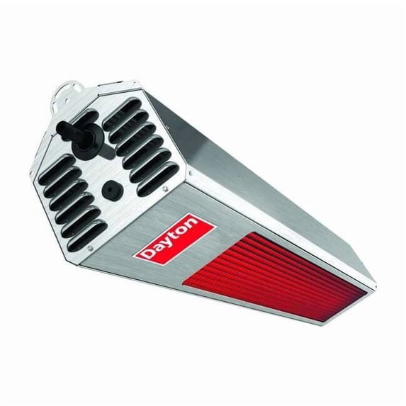Dayton 34000 BtuH Infrared Patio Heater, NG 21MK93