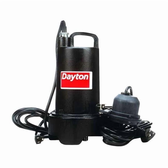 1/3 HP 1-1/2" F Submersible Sump Pump 120V AC Diaphragm 3BB78