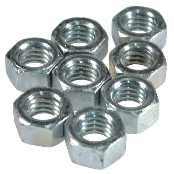 Dayton Hex Nut,3/8-16 Zp,PK8 PP60221G