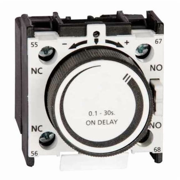 Dayton IEC Timer Module, On Delay, 1NO/1NC 6EAT8