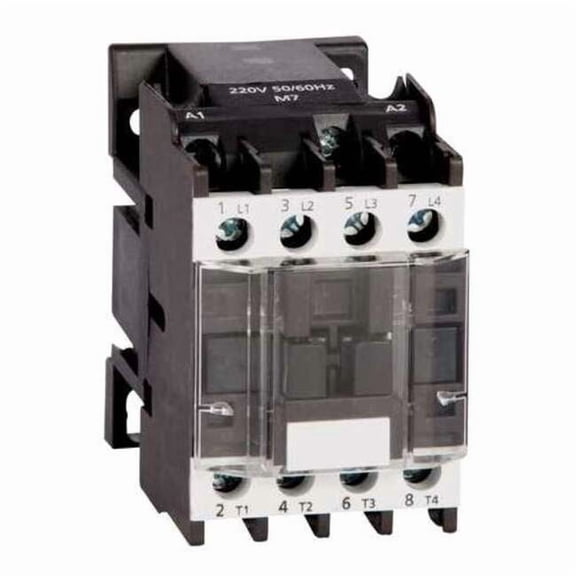 IEC Magnetic Contactor, No Auxiliary Contacts, 240V AC, 4 P, Non-Reversing, Screw 6EAY1