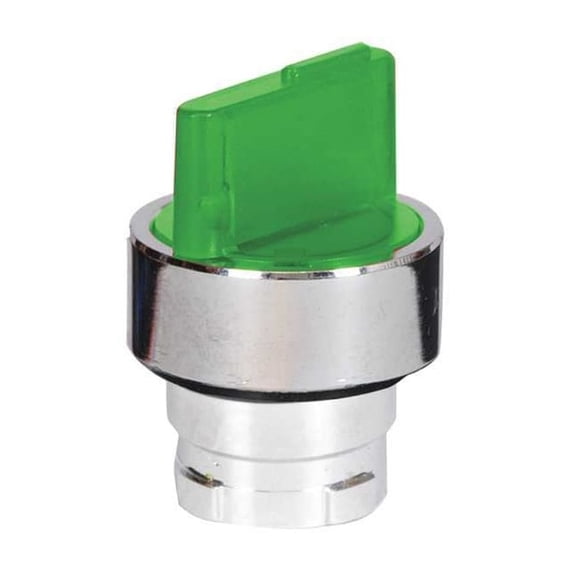 Dayton Illum Selector Switch,3 Pos,22mm,Green 30G292
