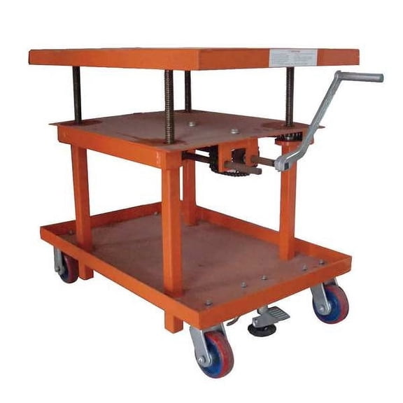 Dayton Lift Table,2000 lb.,Steel,Fixed 11A564