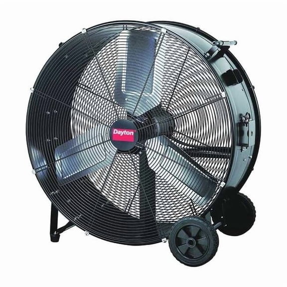 Dayton Light Dty Indstrl Fan,30" Blde Dia.,2Spd 39UK53