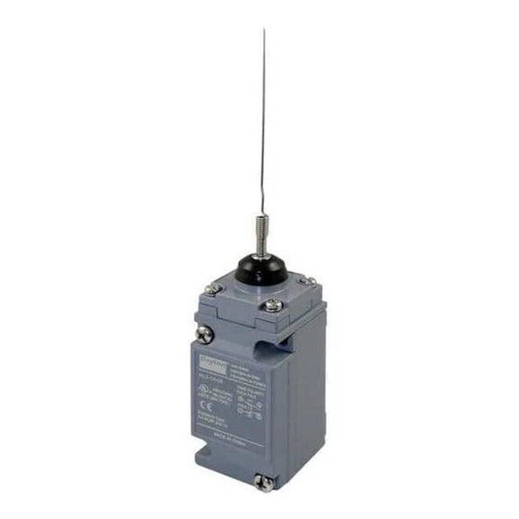 Heavy Duty Limit Switch, Cat Whisker, Wobble Stick, SPDT, 10A at 600V AC, Actuator Location: Top