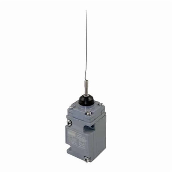 Heavy Duty Limit Switch, Cat Whisker, Wobble Stick, SPDT, 10A at 600V AC, Actuator Location: Top