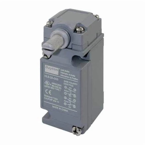 Heavy Duty Limit Switch, No Lever, Rotary, DPDT, 10A at 600V AC, Actuator Location: Side