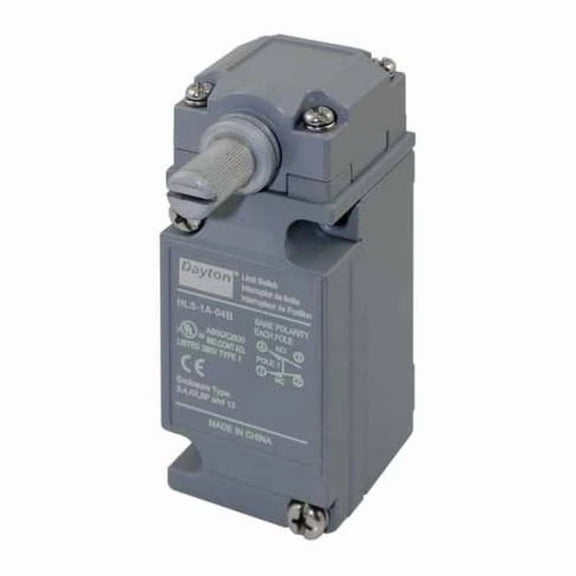 Heavy Duty Limit Switch, No Lever, Rotary, SPDT, 10A at 600V AC, Actuator Location: Side