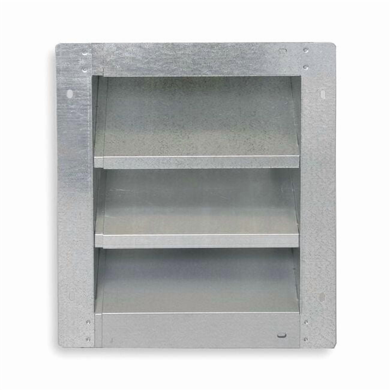 Louver,Adj w/ 40 to 52 In,Galv Steel 2FTY1