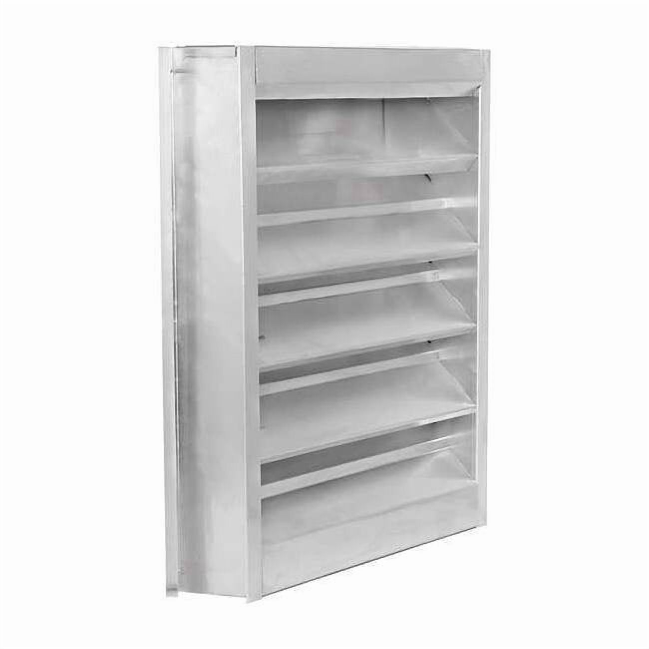 Louver,Wall Opening 24 x 36 In,Aluminum 4FZF5