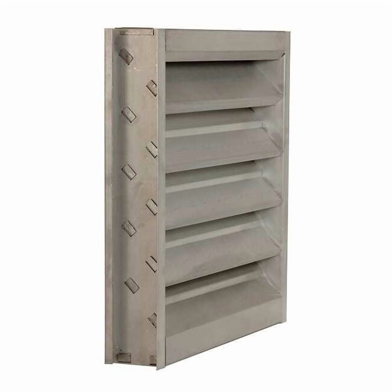 Louver,Wall Opening 24x24In,Galvannealed 4FZG4