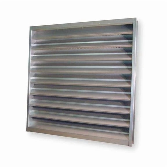 Louver,Wall Opening 48x36In,Galvannealed 4FZH1